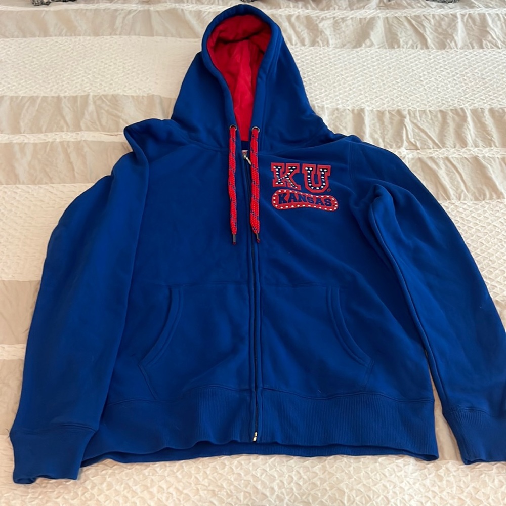 University of Kansas sparkle hoodie